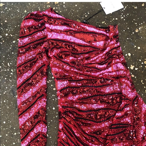 Rêve Riche Fabienne Midi Dress Red Zebra Luxury - Picture 7 of 8